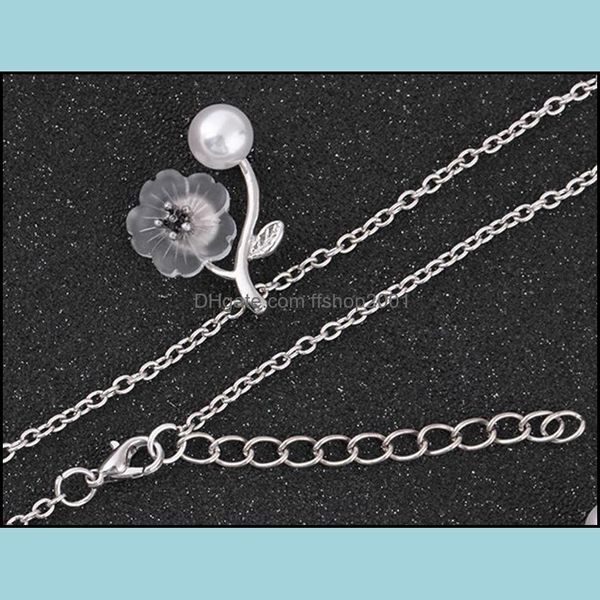 Anhänger Halsketten Hübsche Kamelie Simated Pearl Maxi Colar Collier Femme Kragen Blume Choker Halskette Drop Lieferung 2021 J Ffshop2001 Dh0Gc