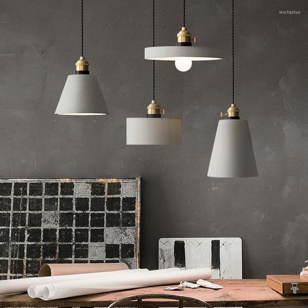 Lampade a sospensione Nordic Iron Industry Marca Lampadario Illuminazione Country Lamp Shades Hanglampen Decorazione del soggiorno Casa