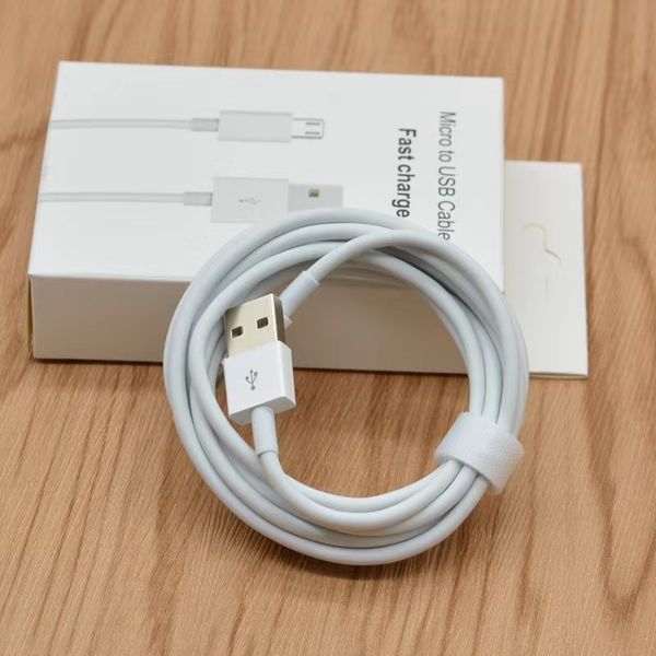 USB Hızlı Şarj Kablo Tipi C Mikro V8 USB kabloları Max 3A USBC Not 10 için Veri Şarj Kablosu Perakende Kutusu ile S9 S10 Huawei Xiaomi