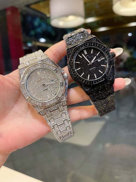 Diamond Watch Kadınlar İçin Lüks Tasarımcı Moda Paslanmaz Çelik Kayış Montre De Luxe BP Fabrika