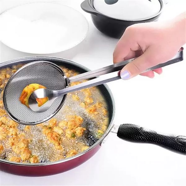 Küchenzubehör Französisch Fry Essen Sieb Scoop Sieb Abfluss Scoop Gadgets für Küchenwerkzeuge Zubehör Home Tools C0819