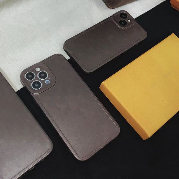 Casos de telefone celular de designer de alta qualidade para iPhone 13 caixas 11 Pro m￡ximo 12 mini xs xr x 8 7 plus mand back capa de capa de luxo com caixa com caixa