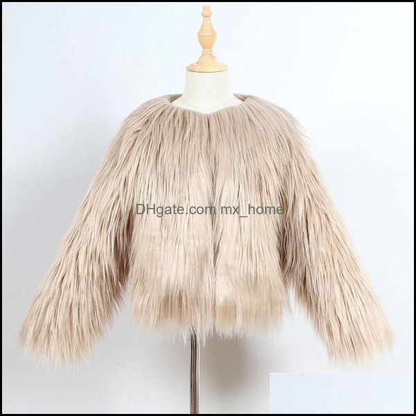 Cappotto Autunno Bambini Pelliccia Giacche Per Ragazze Parka Cascata Bambino Faux Principessa Ragazza Bambini Capispalla Mxhome Drop Delivery 2021 B Mxhome Dhxzb