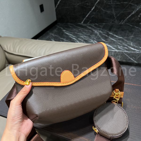 Borsa a tracolla di design di fascia alta Borsa a tracolla da donna di lusso leggera Moda 2022 Borsa a tracolla regolabile con stampa di lettera nuova vita