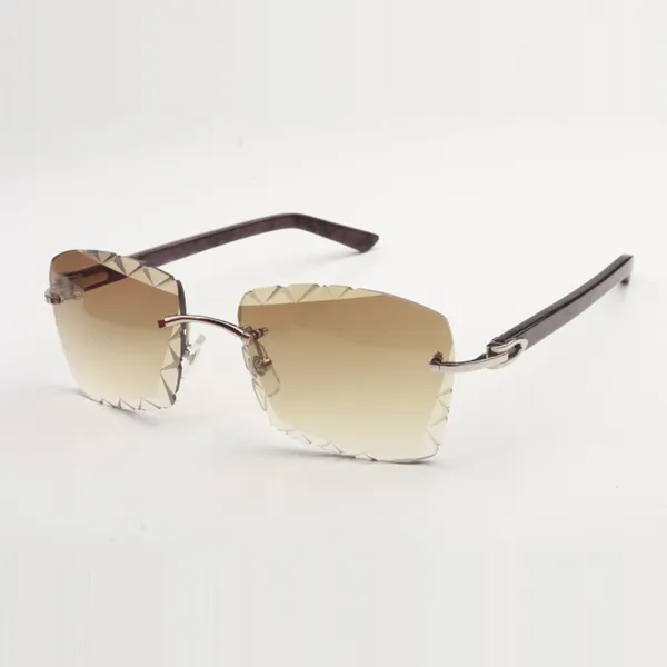 Designer-Sonnenbrille für Herren 3524029, verschiedene Farben, Azteken-Bügel und 58 mm geschliffene Gläser, Dicke 3 mm, kostenloser Versand