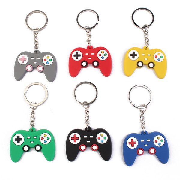 Cartoon PVC Keychains Accessoires Spiele Konsole Handle Anhänger Autoschlüsselketten Ringe Schmuckgeschenke Modedesign Keyrings Halter