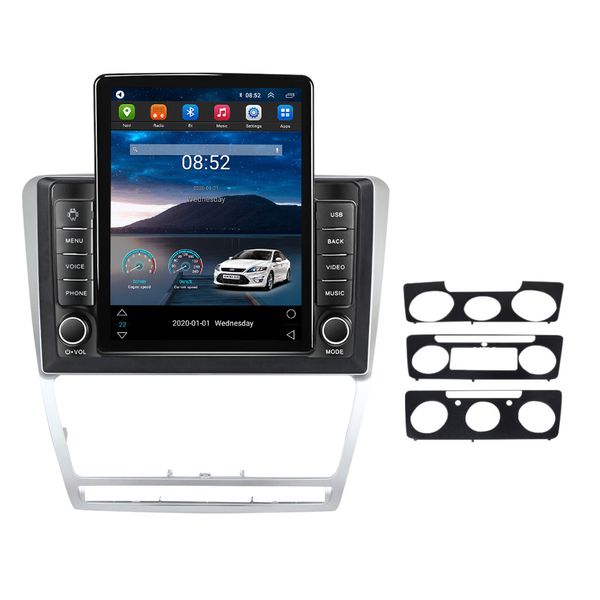 Auto-DVD-GPS-Radio-Stereo-Head-Unit-Player für 2007–2014 SKODA Octavia 10,1 Zoll Android RAM 2 GB ROM 32 GB