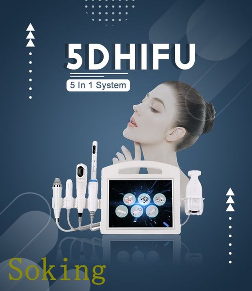 Hifu Facial Body Private Carved 4d Multi-Functional Beauty Equipment Lifting cutaneo non chirurgico 12 linee Microneedling RF per macchina dimagrante corpo viso