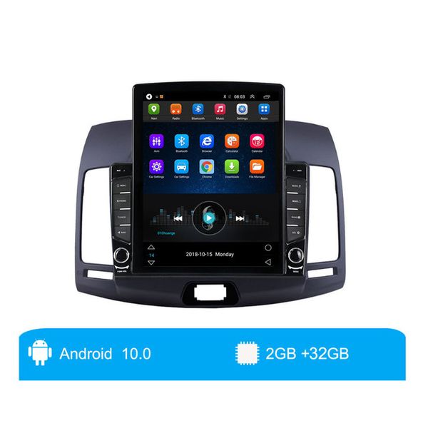 Videoradio per auto Android da 9 pollici per Hyundai Elantra 2007-2011 Supporto unità principale Bluetooth wifi USB
