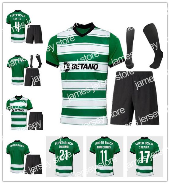 Nuovo 22 23 Lisbona pullover di calcio fan versione giocatore Stromp Kit C.RONALDO JOVANE SARABIA Vietto COATES ACUNA 2022 2023 Lisboa terzo calcio