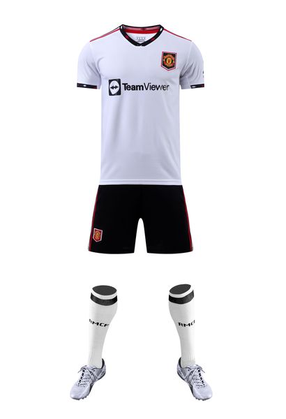 S-4XL22 23 Fußballtrikots 22 23 schwarz weiß Startseite MÄNNER Kinder-Kits Fußballtrikot Trikot Futboll-Version Hemden