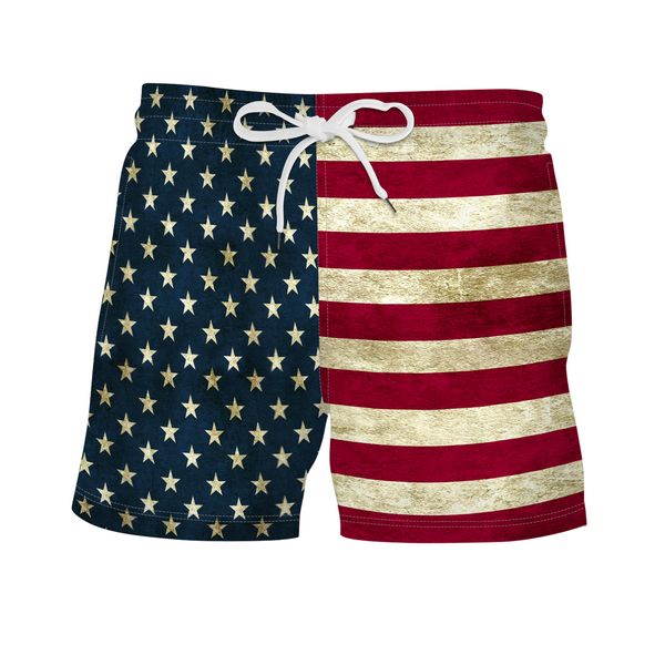 Schädel Eagle USA Flagge 3D Board Shorts Badehose Sommer Neue Quick Dry Strand Schwimmen Shorts Männer Hip Hop Kurze Hosen strand Kleidung Plus Größe S-7XL Harajuku