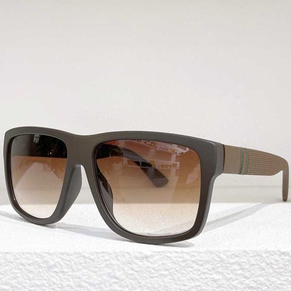 Occhiali da sole Progettista 1124 marca di tendenza di alta qualità marrone quadrato occhiali da unica uomo da donna autocontro