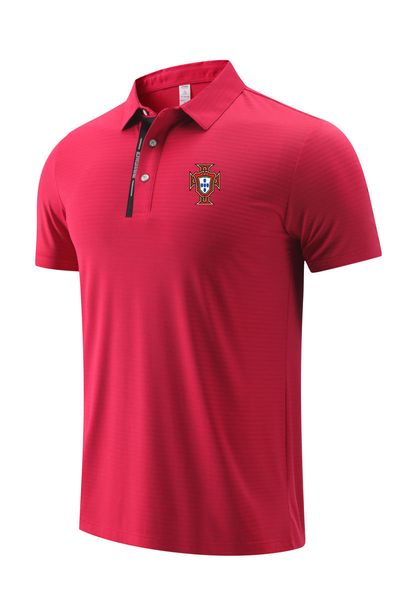 22 Portugal POLO Freizeithemden für Männer und Frauen im Sommer, atmungsaktives Trockeneis-Mesh-Gewebe, Sport-T-Shirt, Logo kann individuell angepasst werden