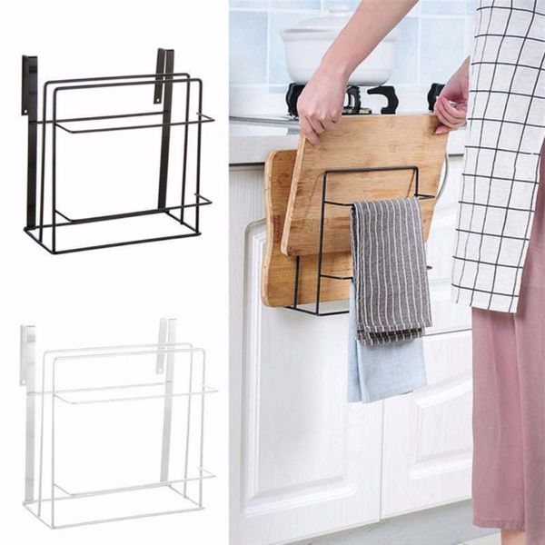 Ganci Binari sopra la porta Gancio Appendiabiti Supporto per tagliere Stand Stoccaggio Organizzatore da cucina Rack Supporto per armadio Ganci