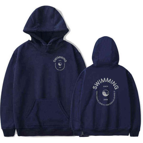 Tişörtü Rapçi Mac Miller Hoodies Sonbahar Kış Beyaz Hoodie Yüzme Genç Erkek Kadın Hoo 822H