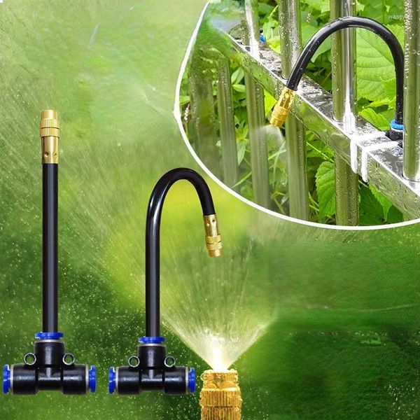 Attrezzature per l'irrigazione Spruzzo d'atomizzazione regolabile universale Dispositivo automatico Balcone Giardino Irrigatore in vaso Ugello per irrigazione Irrigazione