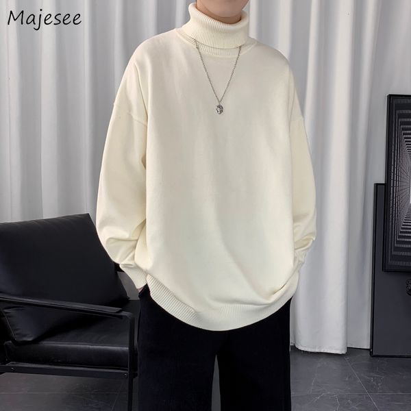 Men Pullovers Turtleneck 9 cores Autumn Winter Sweaters Roupa Os suéteres de manga comprida estilo coreano Moda insaia Harajuku 220822