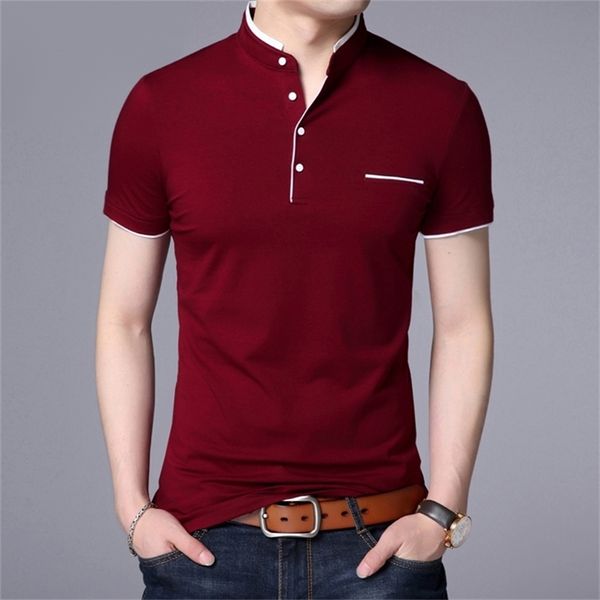 Polo da uomo Casual in cotone tinta unita Polo da uomo Maglietta traspirante Golf Tennis Abbigliamento di marca Plus 220822