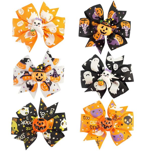 6 estilos acessórios de cabelo barrettes halloween decoração acessórios infantis jóias cortadoras de jóias