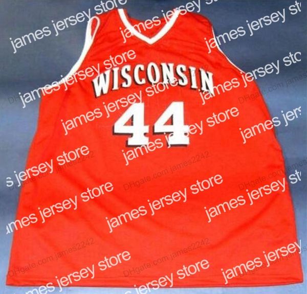 Jerseys de basquete Custom Retro #44 Frank Kaminsky Basketball Jersey Men costurava qualquer tamanho 2xs-5xl e número de qualidade superior