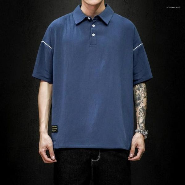 Polo da uomo Camicia da uomo in cotone M-5XL da uomo 2022 Camicie di marca per uomo Manica corta Abbigliamento moda estiva Coreano Streetwear Uomo XXXXXL