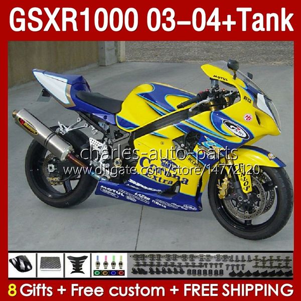 OEM-Verkleidungstank für Suzuki GSXR-1000 K 3 GSX R1000 GSXR 1000 CC 03–04 Körper 147Nr