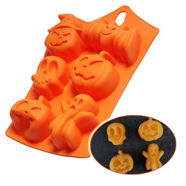 Decorazione per feste 3d Stampo per torta Halloween Strumento per cupcake per cupcake a cioccolato di zucca di zucca per cupcake cupcake Accessori 220826 220826