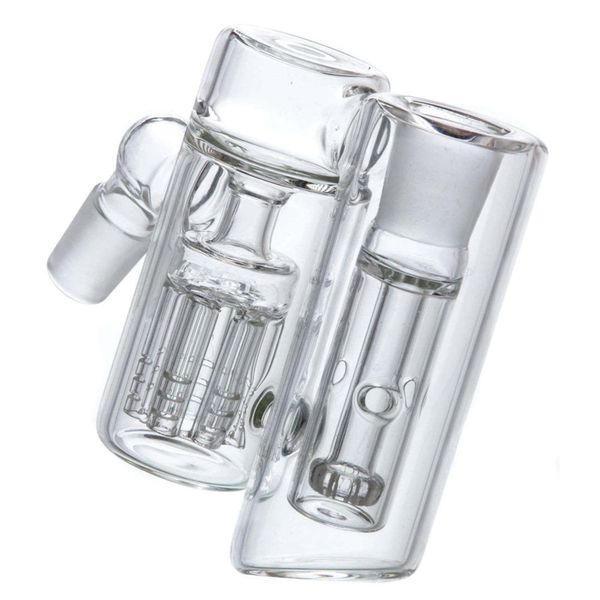 Sigara Boruları Ash Catcher 14mm 45 Derece Yeni Tasarım Kol Ağacı ve UFO Percolator Bong Çin Fabrikası Toptan Satış