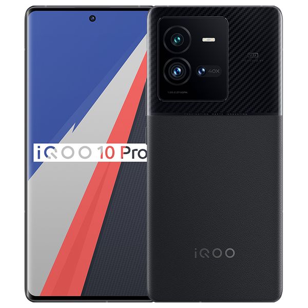 Originale Vivo IQOO 10 PRO 5G Phone cellulare 8GB 12 GB RAM 256GB 512 GB ROM Snapdragon 8 Plus Gen 1 50MP NFC Android 6.78 