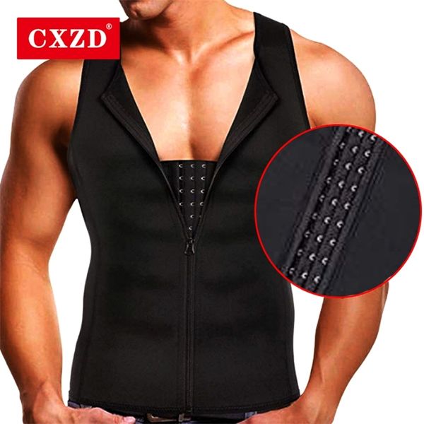 Mens Shapers do corpo CXZD Modelagem de mancha de cinta de cinta de alcance Smaz para o colete de compressão Shapewear Slim Três com gordura superior de gordura 220826