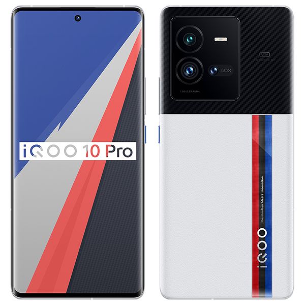 Оригинальный Vivo IQOO 10 Pro 5G Мобильный телефон 8GB 12 ГБ ОЗУ 256 ГБ 512 ГБ ПЗУ SNAPDRAGON 50.0MP NFC Android 6,78 