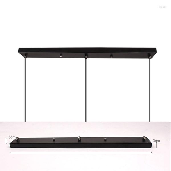 Lampade a sospensione Accessorio lampada LukLoy Baldacchino lungo / rotondo montato a soffitto Personalizza per luci