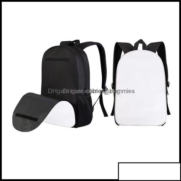 Outras Escola de Escola de Escola Bolsas Industriais de Negócios Sublimação DIY Mochilas em branco Transferência de calor Saco de impressão Criativo pessoal dr dh9io