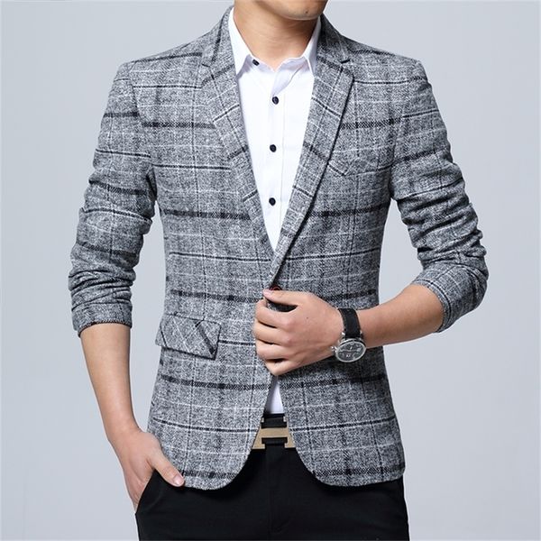 Мужские костюмы Blazers Mens Blazers Slim Fit Suits for Men Formal Formal Blazer Mens Wedding Cust Jackets мужской мод