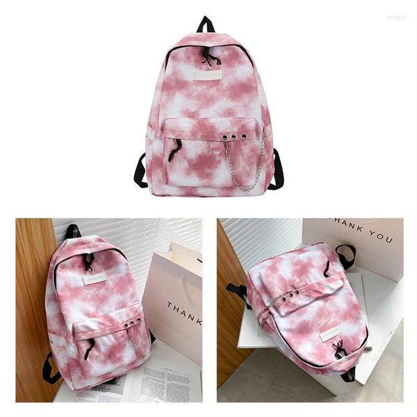 Backpack Ladies Teenager Canvas Preppy Student Langer Laptop Pack hochwertig Vintage Casual School Taschen Girls Rucksack