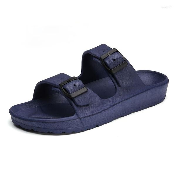 Terlik 2022 Satış Sandalet Erkekler Erkekler Sıradan Lounge Flip Flops Açık havada Ayak Hafif Slip Slip Shoewar