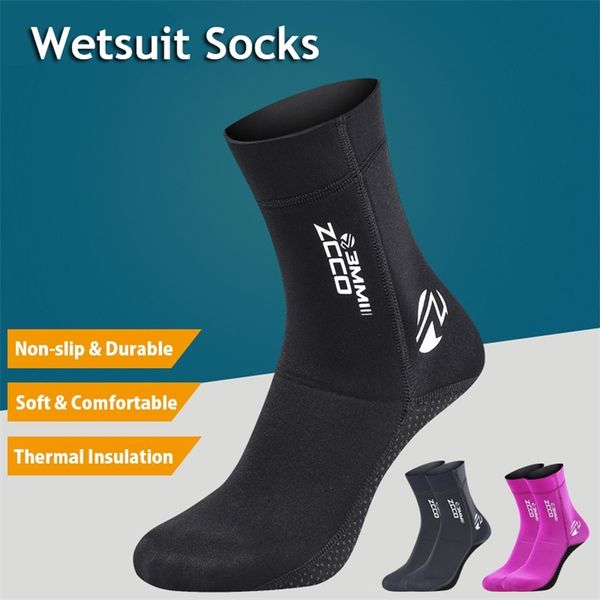 Herrensocken, 1 Paar, 3 mm Neopren, rutschfest, für Erwachsene, warm, Patchwork, Neoprenanzug, Schuhe, Surfstiefel, für Männer und Frauen, Schwimmen 220826