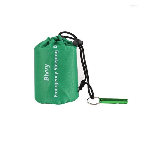 Sacchi a pelo borsevo tipo di busta riutilizzabile ad accessori per campeggio esterno portatile a pieghe ridotta riutilizzabili con fischietto di carabinatore