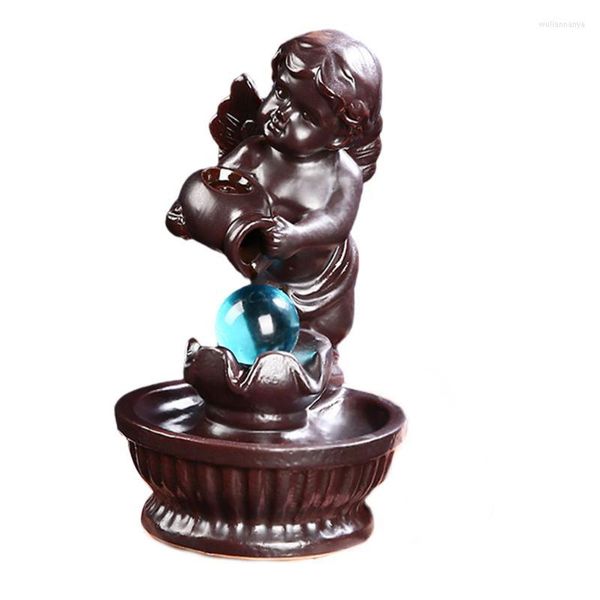 Lâmpadas de fragrâncias delicadas queimador de incenso criativo Little Angel Design Censer Decoração em casa