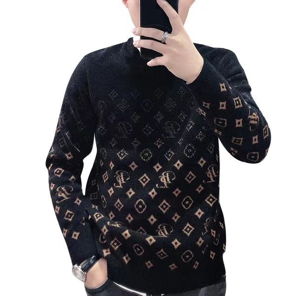 Roupas masculinas Roupas masculinas Autumn e Winter Sweater Production Pacote Material OEM Roupos OEM