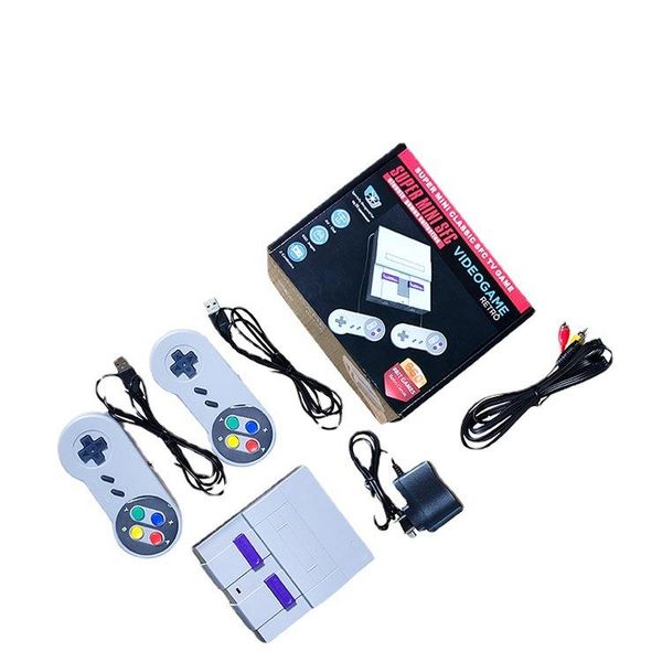 Mini Video Giocatori di giochi portatili 660 HD Retro Super Classic SFC 8 bit NES SNES Family TV Console di gioco portatile Supporto del sistema di intrattenimento Double Play