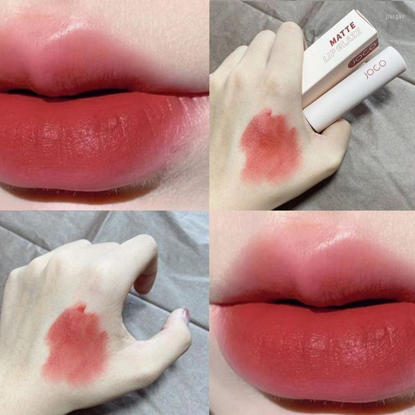 Lip Gloss Matte Velvet Nude Liquid Lipsticks Waterproof Long Lasting Antiaderente Cup Makeup Tint Glaze Cosmetics