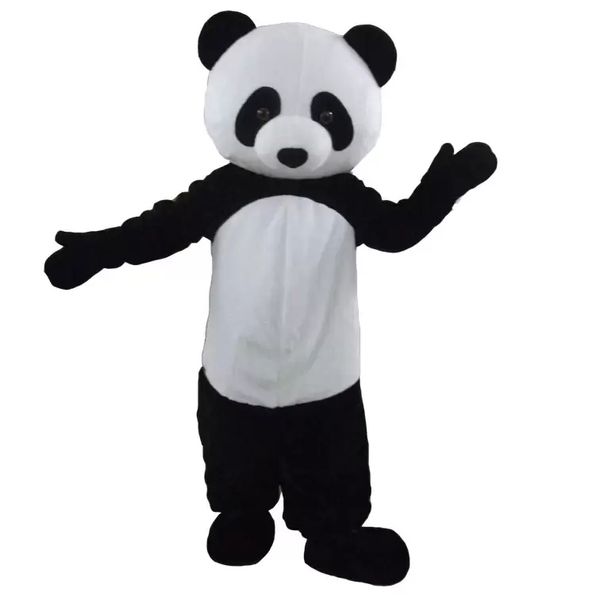 2022 Costume da mascotte Panda di Halloween 2022 Animale da cartone animato di alta qualità Personaggio a tema Anime Carnevale Abito da adulto unisex Abito da festa di compleanno di Natale