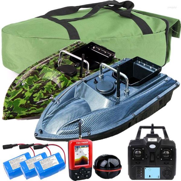 Fisch Finder 500M LED RC Angeln Köder Boot GPS Fishfinder Schnellboot Karpfen Haken Pfosten Mit Position Handtasche Sonar sensor