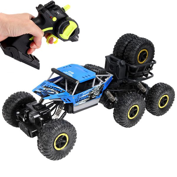 Elektrisches RC-Auto 2 4 GHz 6WD 4WD Rock Crawler Fernbedienung 4x4 Antrieb Elektrisch RC Off Road Radio Maschine Spielzeug für Kinder Jungen Geschenk 13A 220829