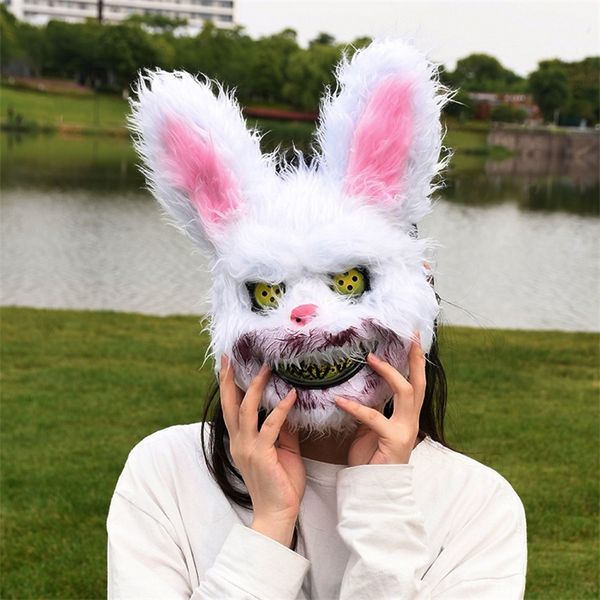 Altri rifornimenti del partito di evento 1pc Coniglio Cosplay Maschera Masquerade Maschere per feste Costumi di carnevale di Halloween Copricapo Puntelli Spaventoso Decorazioni per maschere per adulti 220829