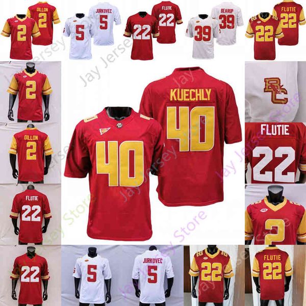 American College Football Wear American College Football Wear Boston College Football Jersey NCAA Doug Flutie Matt Ryan Luke Kuechly Zay Flowers Phil Jurkovec Pat G