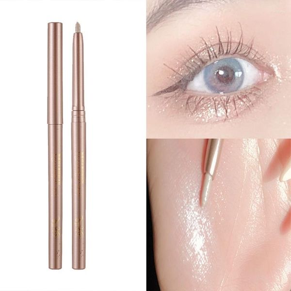 Sombra dos olhos Diamante de diamante liso liso de lápis Shimmer Shimeshadowliner Makeup Pen à prova d'água