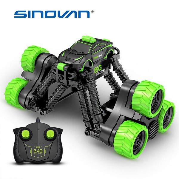 Auto elettrica RC Sinovan Giocattoli elettrici telecomandati RC Off Road Radio Stunt car Controlled Drive Toys For Boys Bambini Regalo a sorpresa 220829